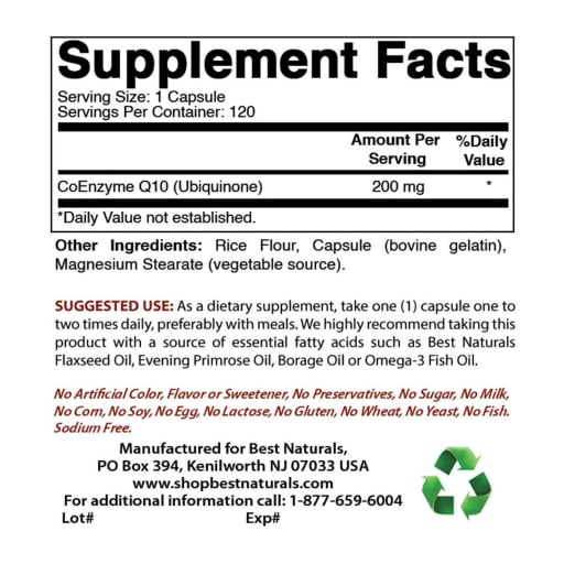 CoQ10 200 mg