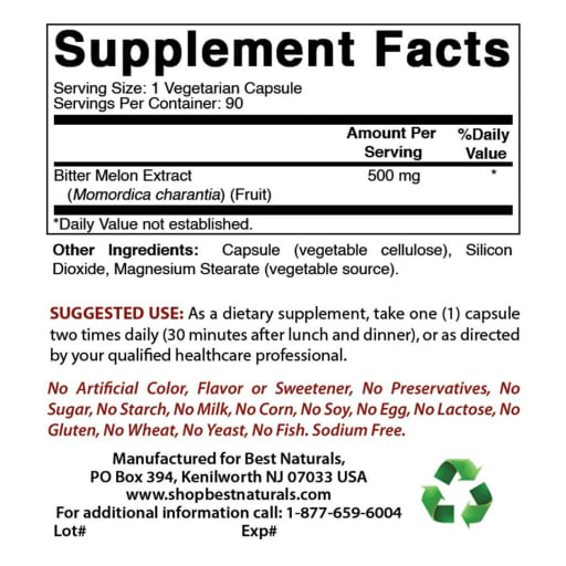 Bitter Melon 500 mg
