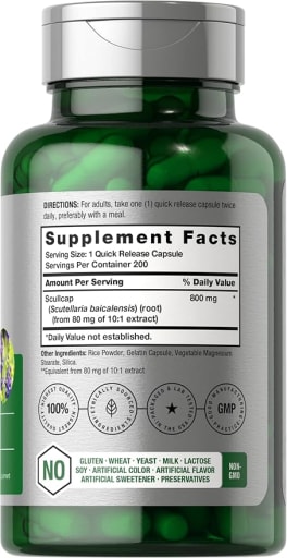 Scullcap 800 mg