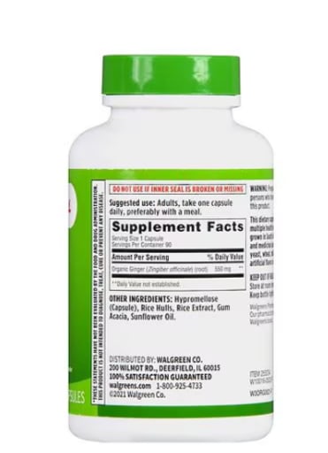 Ginger Root 550 mg