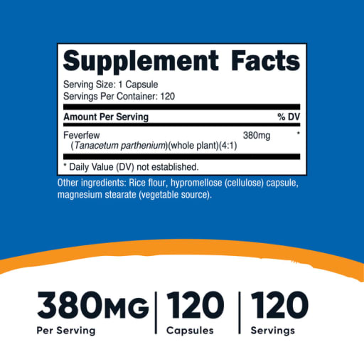Feverfew 380 mg