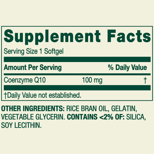 Rapid Release CoQ10 100 mg