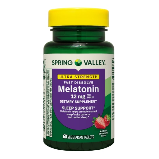 Ultra Strength Melatonin 12 mg Fast-Dissolve