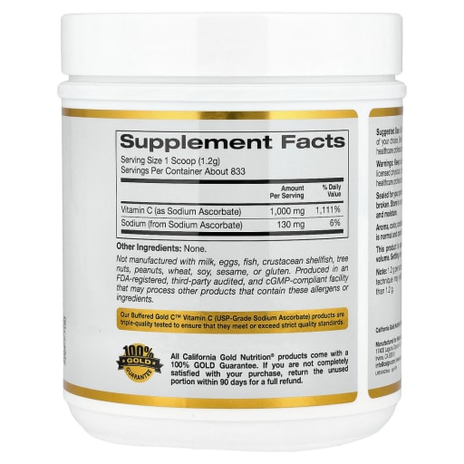 Buffered C Powder 1,000 mg