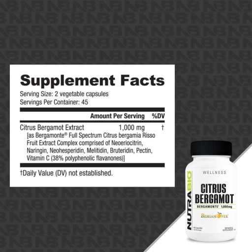 Citrus Bergamot Bergamonte 1,000 mg