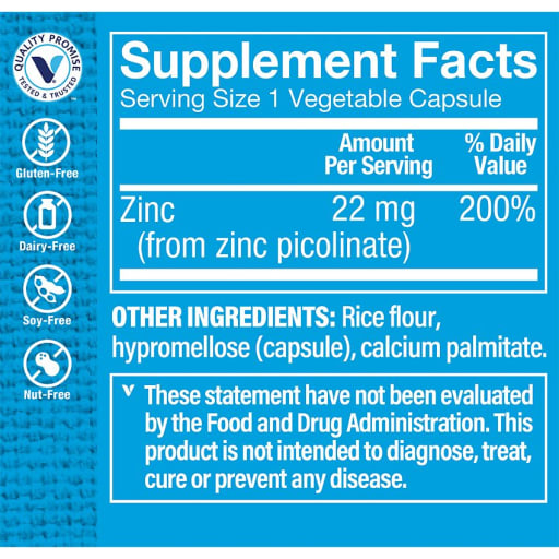 Zinc Picolinate 22 mg