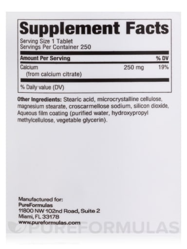 Calcium Citrate