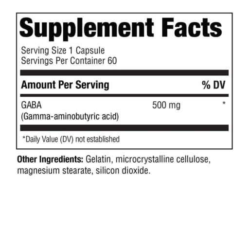 GABA 500 mg