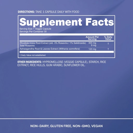 Ashwagandha + Rhodiola