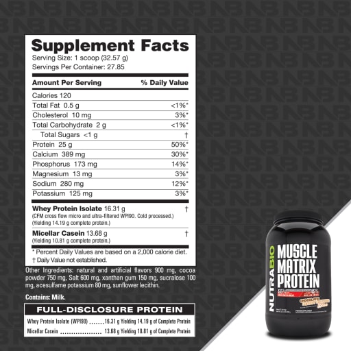 Muscle Matrix Protein (Chocolate Peanut Butter Bliss)
