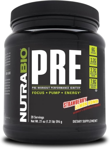 PRE Workout (Strawberry Lemon Bomb)