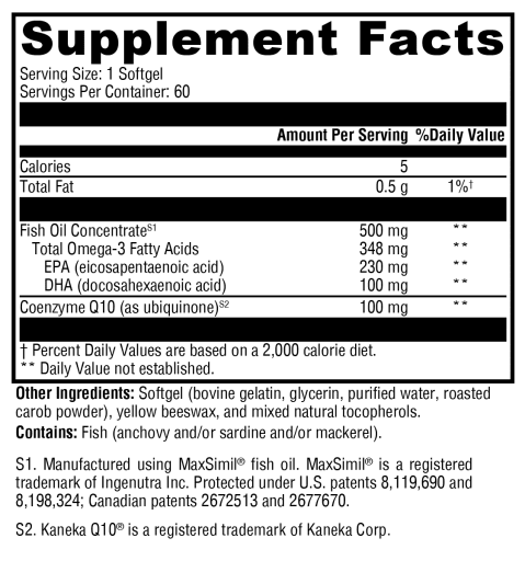CoQmax Omega 100 mg