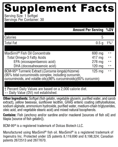 Omega MonoPure Curcumin EC