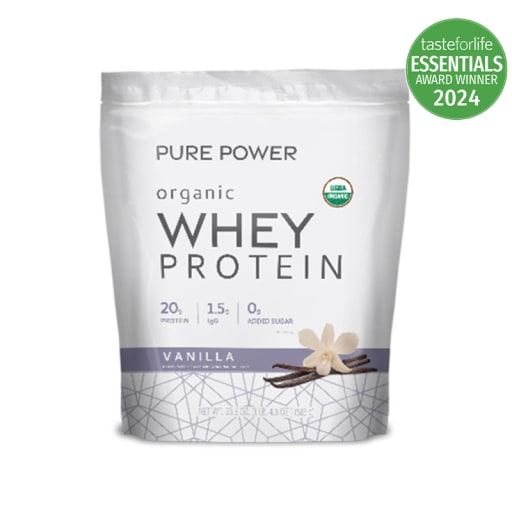 Pure Power Organic Whey Protein (Vanilla)
