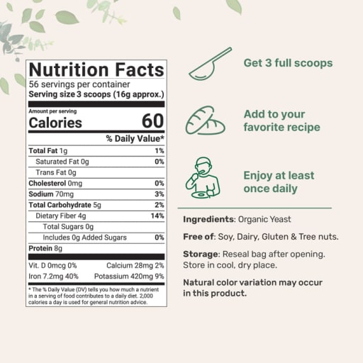 Organic Nutritional Yeast Flakes