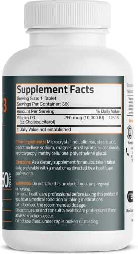Vitamin D3 250 mcg