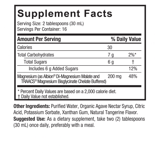 Liquid Magnesium Malate and Glycinate