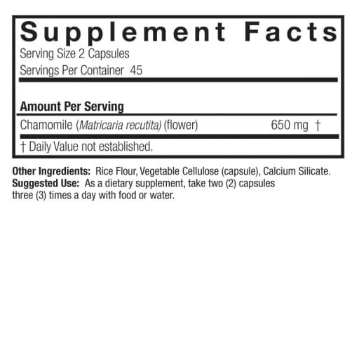 Chamomile 650 mg