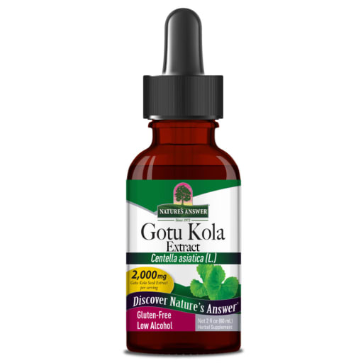 Gotu Kola Extract Low Alcohol