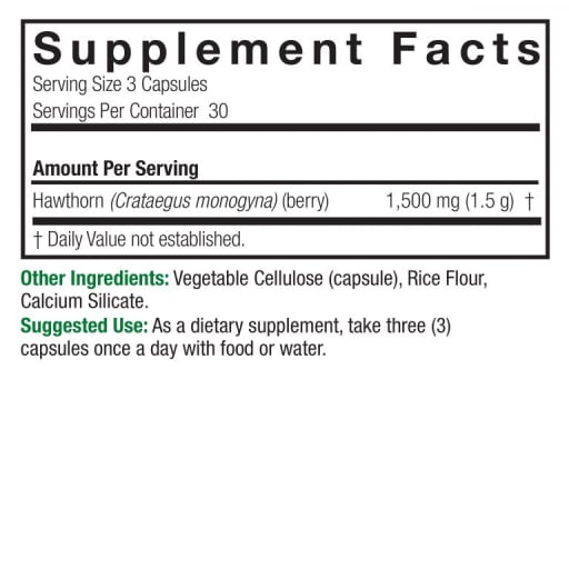 Hawthorn Berry 1500 mg