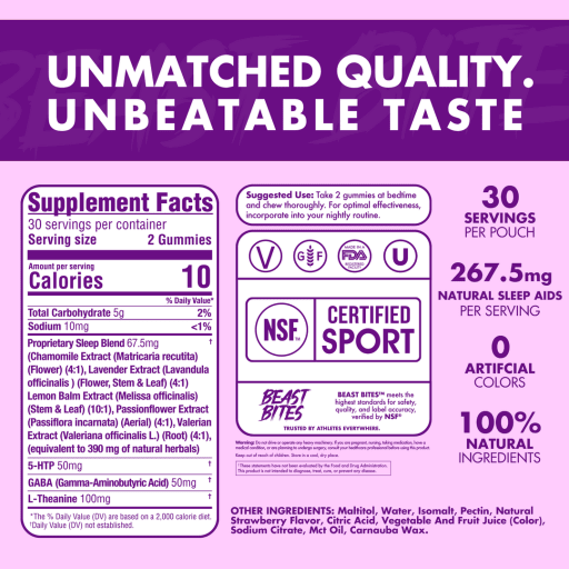 Valerian Infused Sleep Gummies