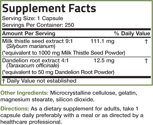 Milk Thistle 1000 mg