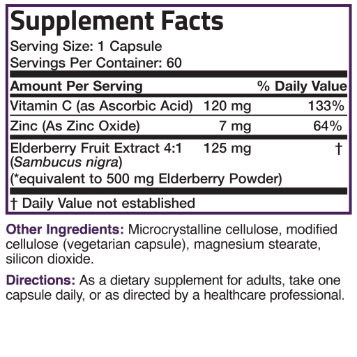 Sambucus Elderberry with Zinc & Vitamin C