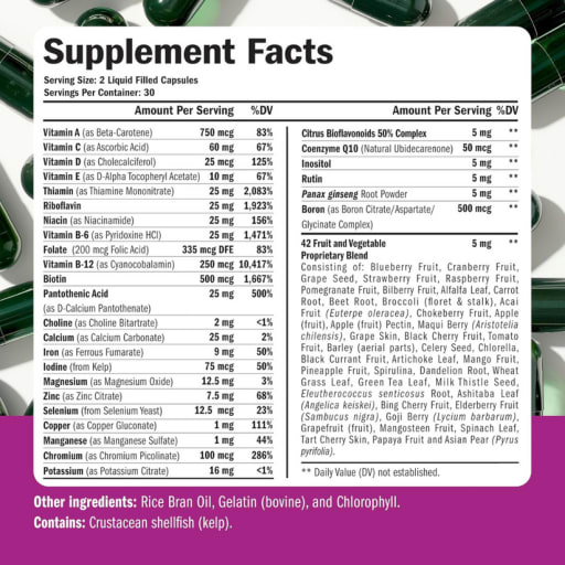 Multivitamin for Women (Liquid Capsules)