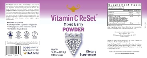 Vitamin C ReSet Powder (Mixed Berry)