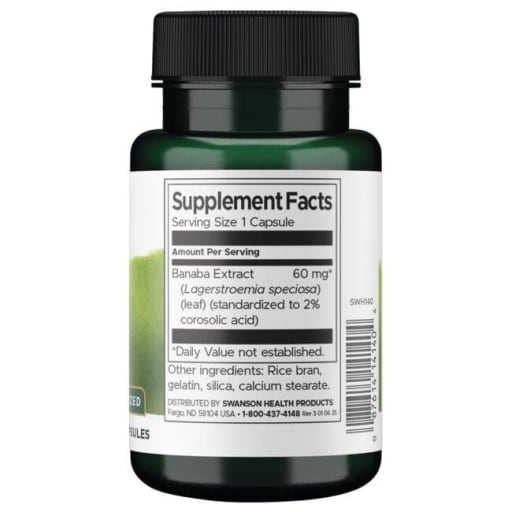 High Potency Banaba Extract 60 mg