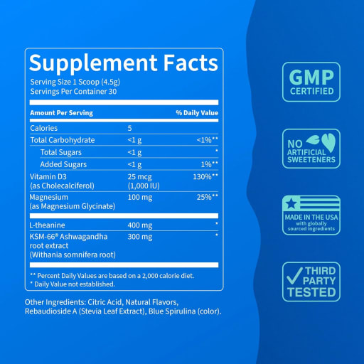 Supercalm Drink Mix (Blue Coconut)