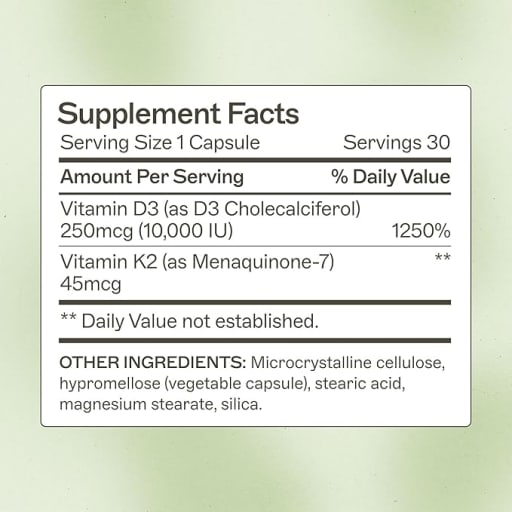 Vitamin D3 K2