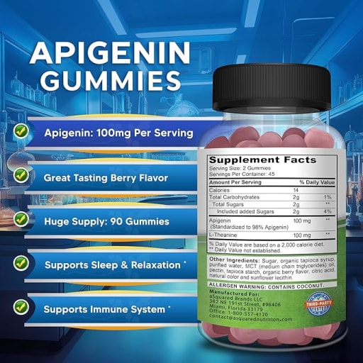 Apigenin 100 Mg Gummies