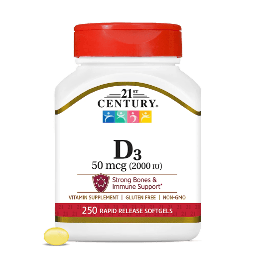 Vitamin D3 50 mcg (2000 IU)
