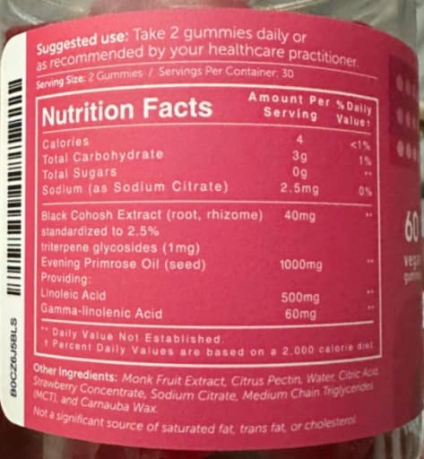 Evening Primrose Oil Gummies