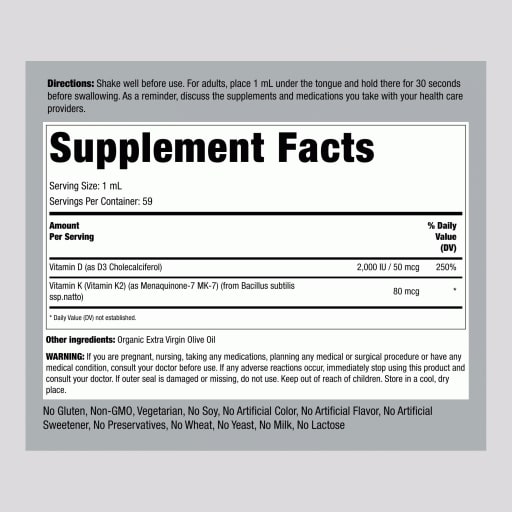 Extra Strength D3 + K2 with MK-7