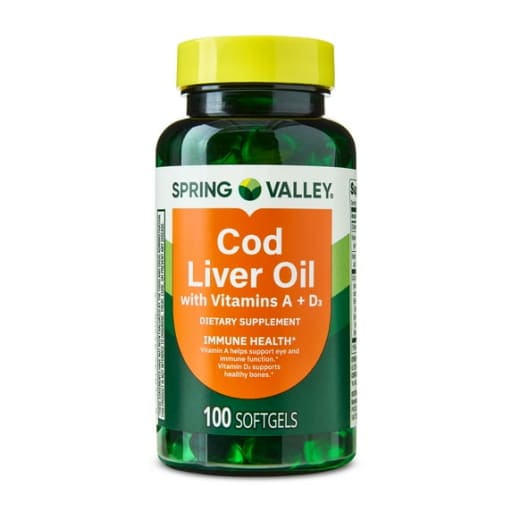 Cod Liver Oil WithVitamins A + D3