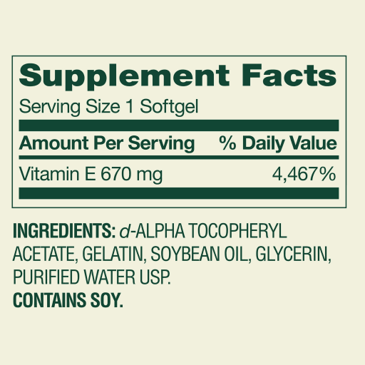 Vitamin E 1000 IU