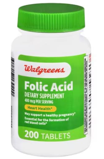Folic Acid 400 mcg