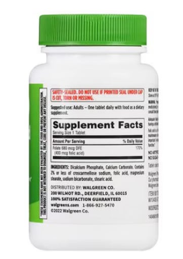 Folic Acid 400 mcg
