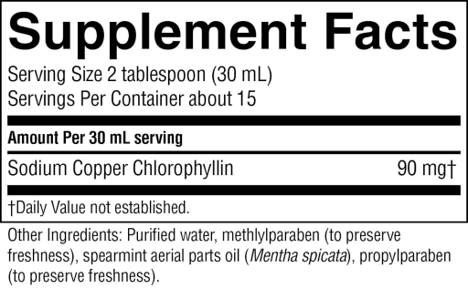 Liquid Chlorophyll (Natural Mint Flavor)