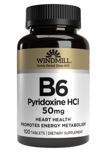 B-6 Pyridoxine HCl 50 mg