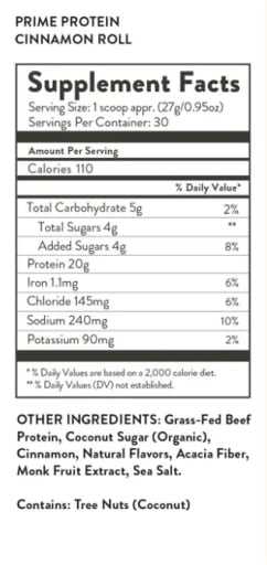 Prime Protein (Cinnamon Roll)