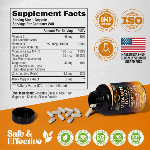 Vitamin D3+K2