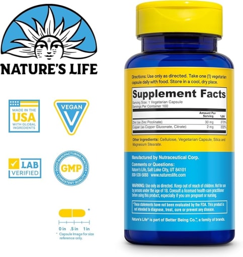 Protecting Zinc 30 mg