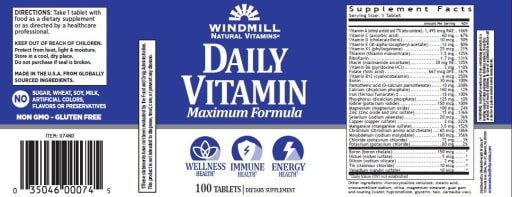 Daily Vitamin Maximum Formula