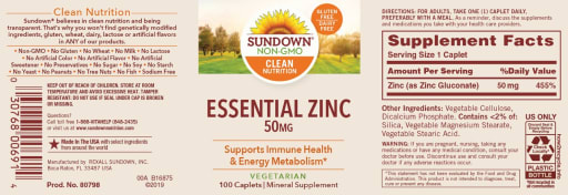 Essential Zinc 50 mg