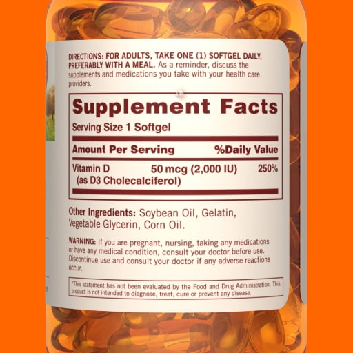 Vitamin D3 50 mcg