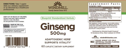 Ginseng 500 mg