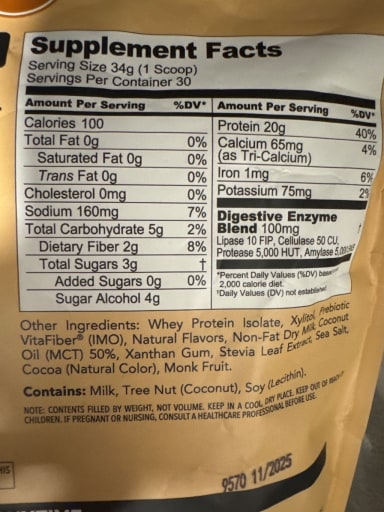 Protein Powder (Cinnamon Roll)